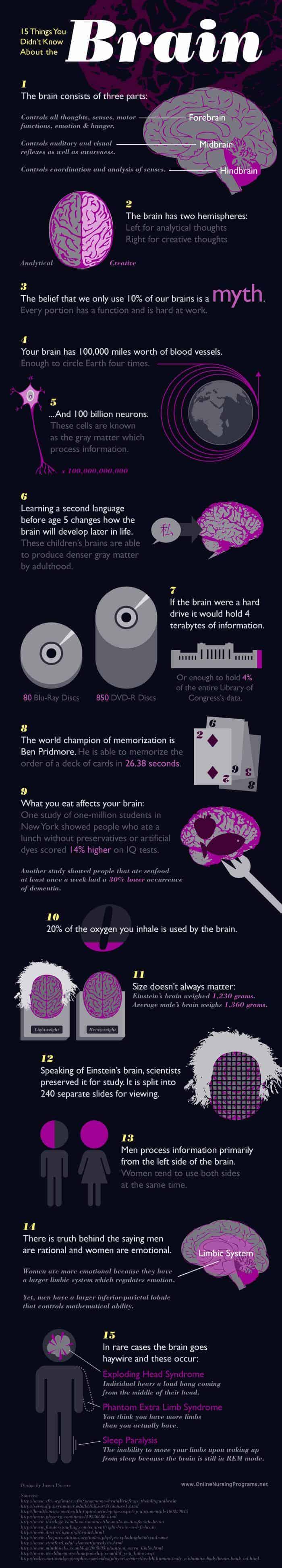 15 Things You Didn't Know About the Brain