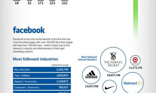 Top Social Internet Retailers Infographic