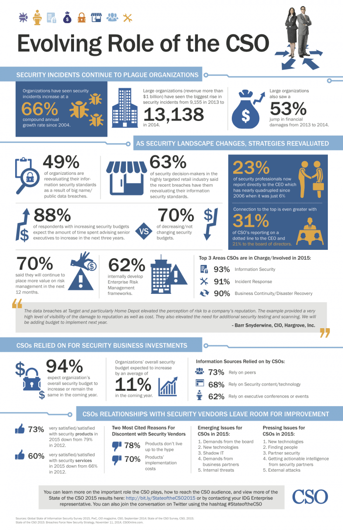 Evolving Role Of CSO Infographic