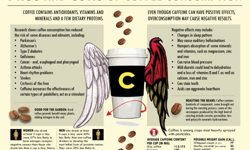 Pros and Cons of Coffee Consumption Infographic