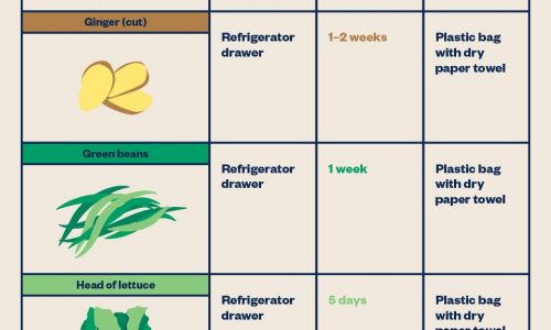 Food Hacks to Keep Your Groceries Fresher for Longer infographic