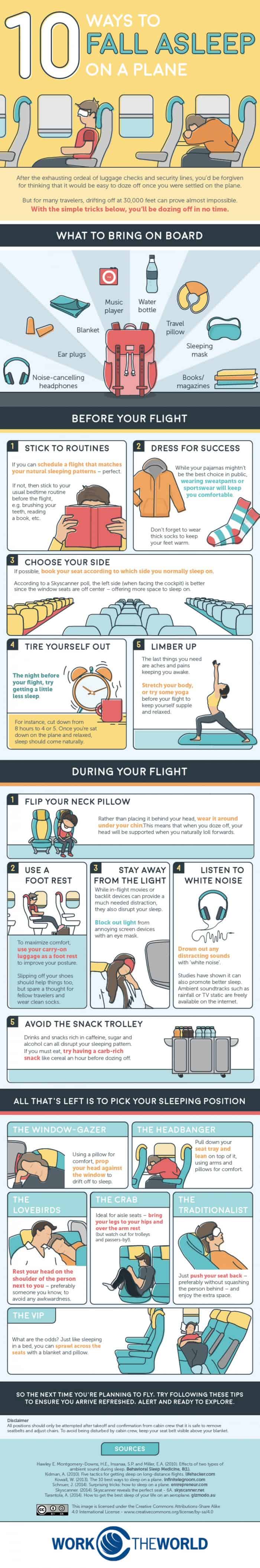 The 10 Best Ways To Fall Asleep On A Plane