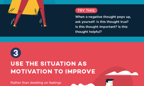 an image of different techniques to handle negative thoughts and emotions at work