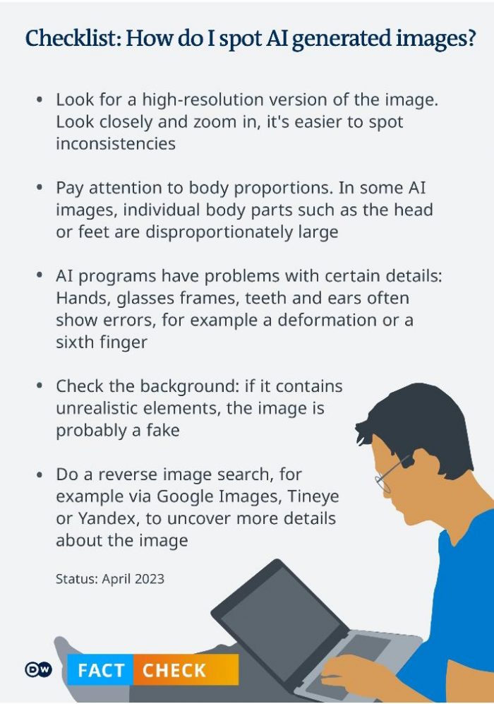 How to spot AI-generated images